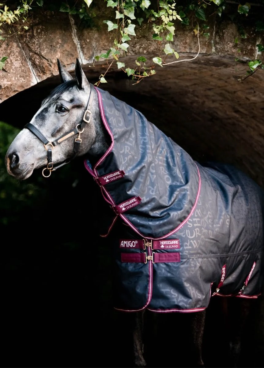 Amigo Hero 600D Ripstop Plus Lite - Navy HW Print/Burgundy - Image 2