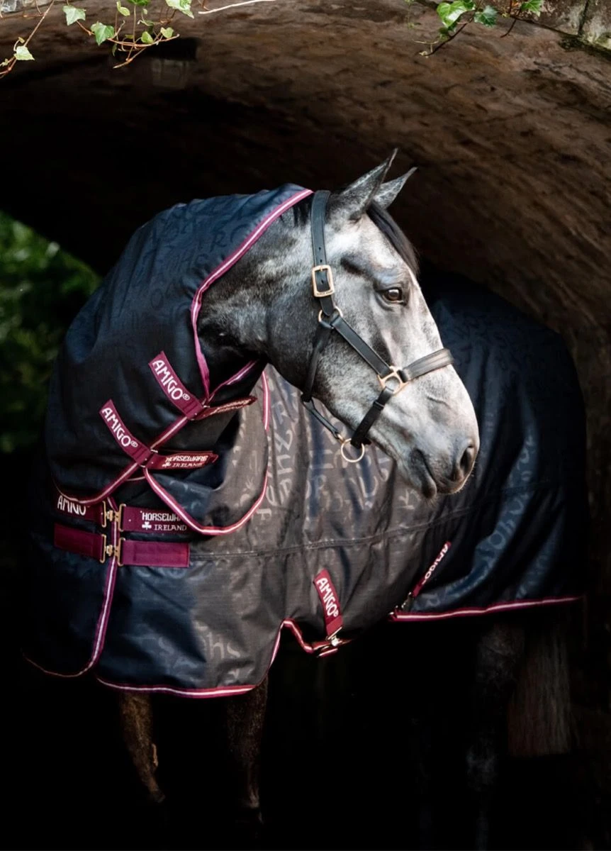 Amigo Hero 600D Ripstop Plus Lite - Navy HW Print/Burgundy - Image 3