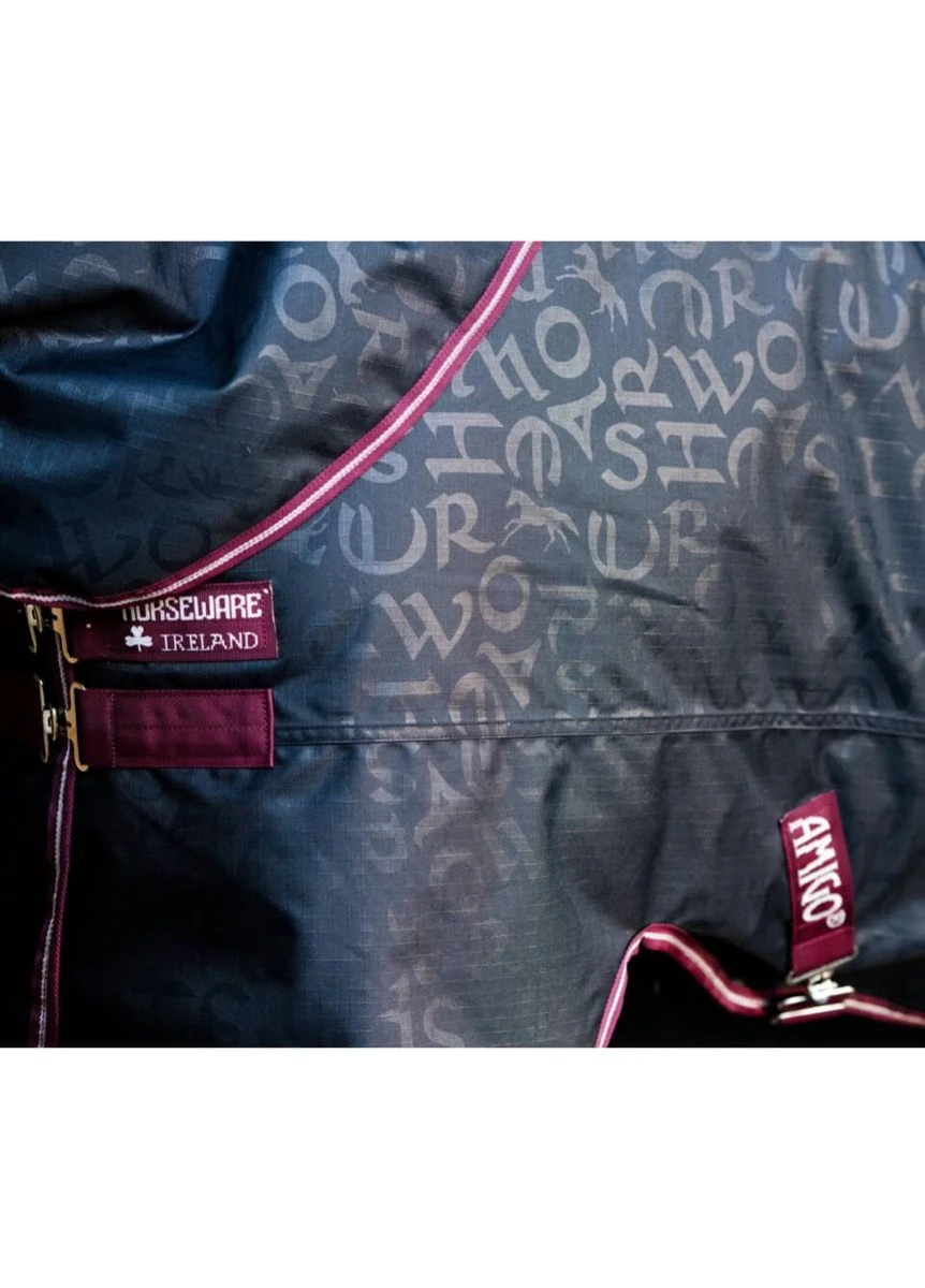 Amigo Hero 600D Ripstop Plus Lite - Navy HW Print/Burgundy - Image 4