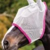Amigo Fly Mask - Silver/Purple -Equestrian Supplies Shop amigomask