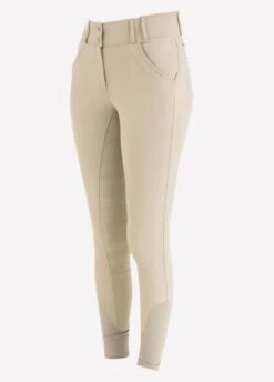 Anky Ladies Sparkle Silicone Seat Breeches - Sand