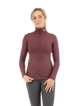 Anky Half Zip Pullover - Tawny Port