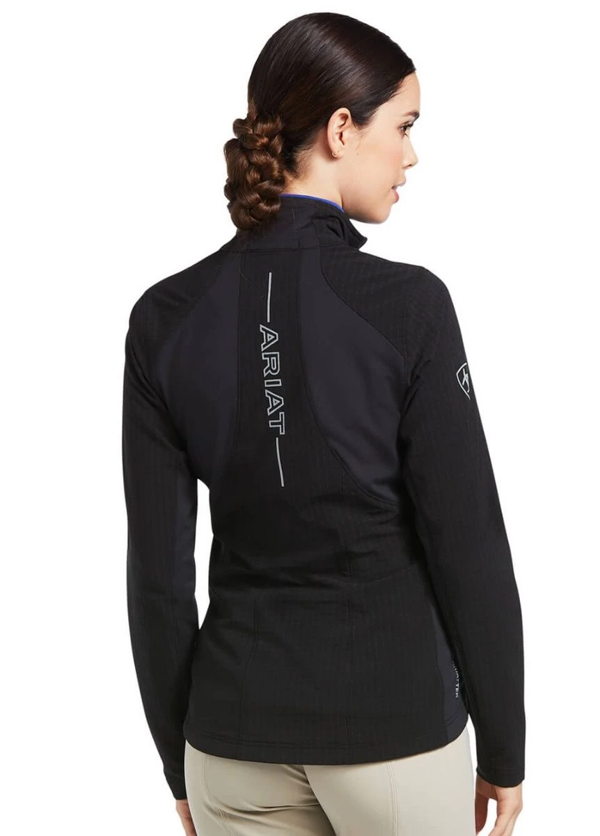 Ariat Andes Full Zip Sweatshirt - Black - Image 2