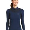 Ariat Ascent 1/4 Zip Baselayer - Navy