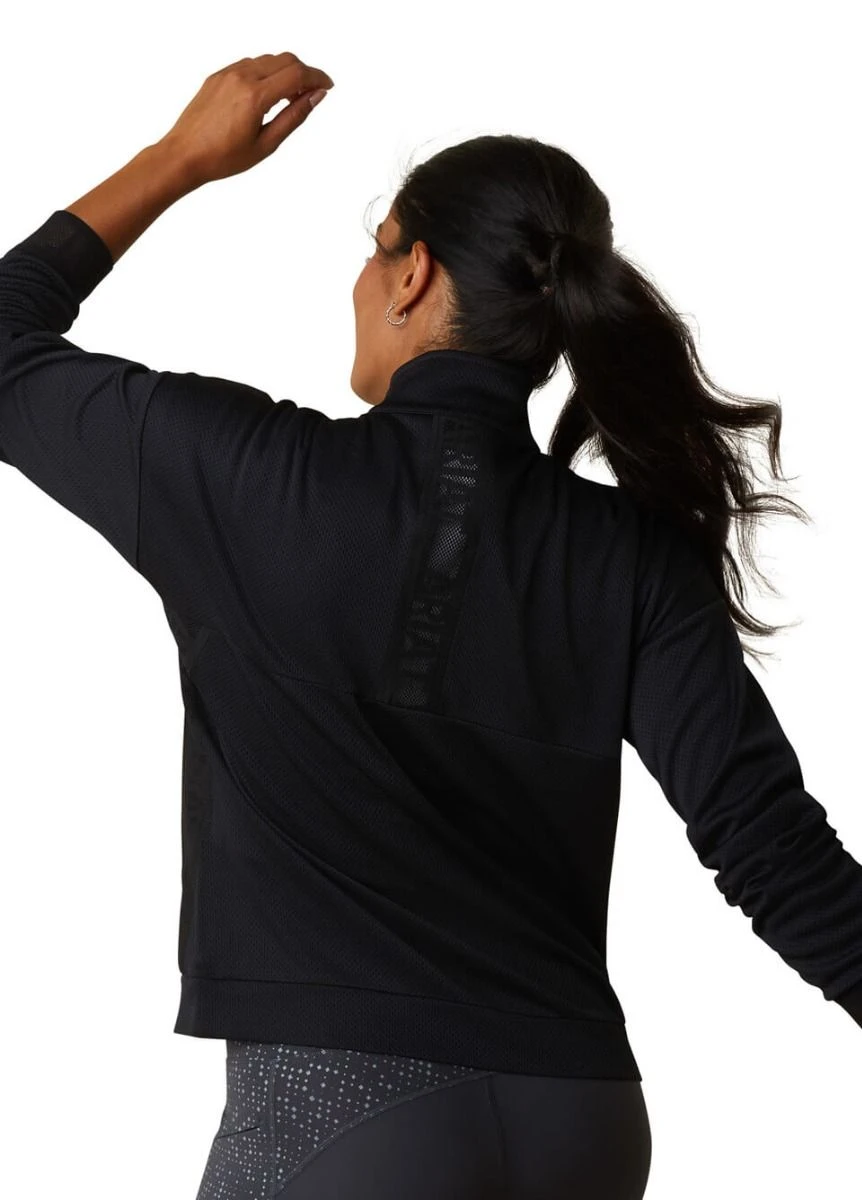 Ariat Breathe 1/2 Zip Sweatshirt - Black - Image 2