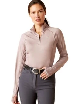 Ariat Lowell 2.0 1/4 Zip Baselayer - Quail