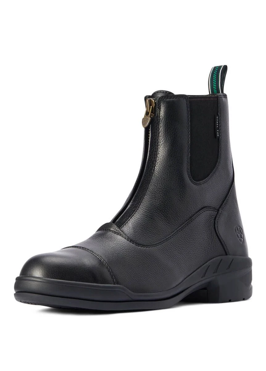 Ariat Mens Heritage IV Steel Toe Boot - Black - Image 2