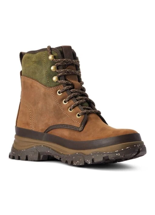 Ariat Womens Moresby Waterproof Boot - Oily Distressed Brown - Image 4