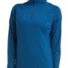 Ariat Auburn 1/4 Zip Baselayer - Blue Opal