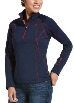 Ariat Conquest 2.0 1/2 Zip Top - Navy