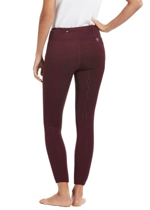 Ariat Attain Thermal Full Seat Tights - Winetasting - Image 2