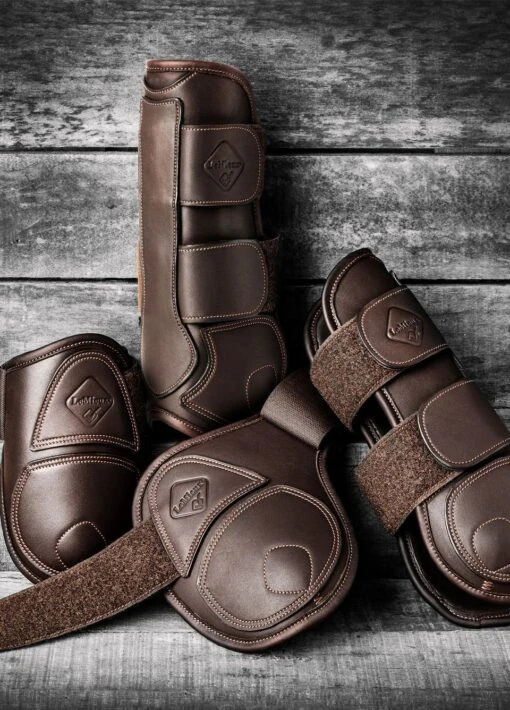 LeMieux Capella Fetlock Boots - Brown - Image 3