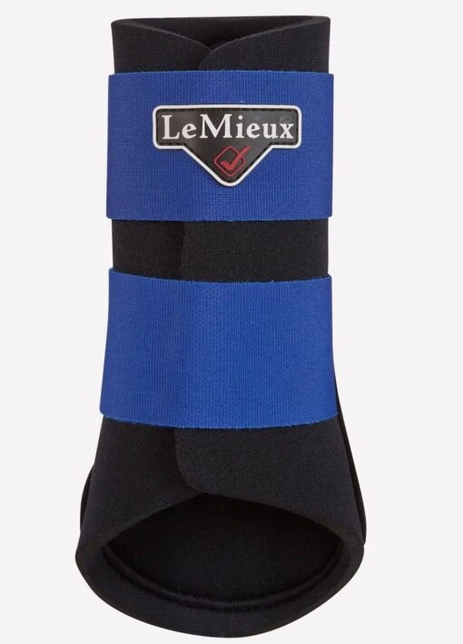 LeMieux Grafter Brushing Boots - Benetton Blue - Image 2