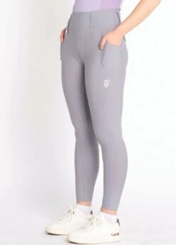 Blackfort Equestrian Riding Breggings - Grey/Silver
