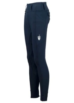 Blackfort Equestrian Riding Breggings - Navy/Silver