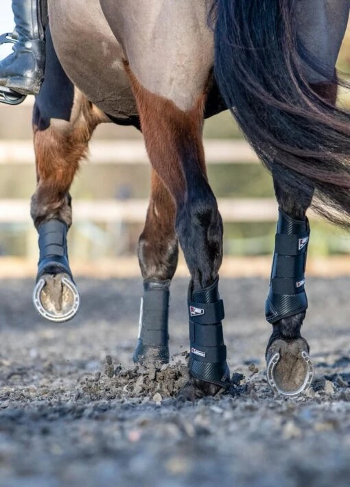 LeMieux Carbon Air XC Boots Hind - Black - Image 2