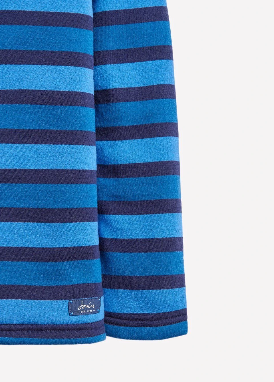 Joules Junior Winter Dale Sweatshirt - Blue Stripe - Image 3