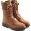 Fairfax & Favor Shearling Lined Anglesey Boot - Cognac