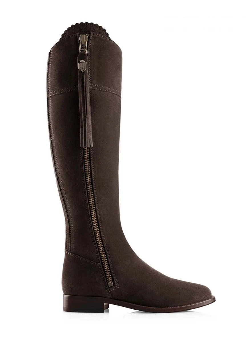 Fairfax & Favor Flat Regina Sporting Fit - Chocolate