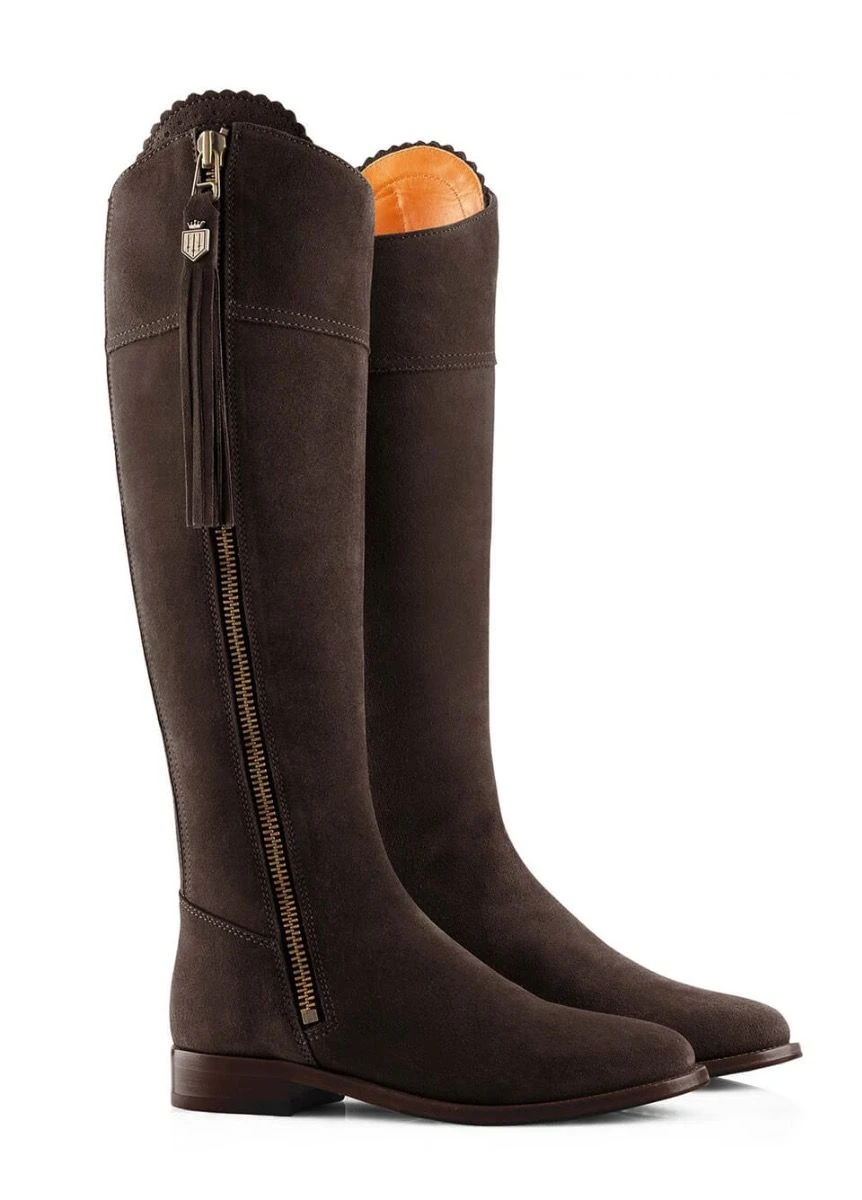 Fairfax & Favor Flat Regina Sporting Fit - Chocolate - Image 2