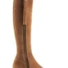 Fairfax & Favor Heeled Regina Narrow Fit Suede Boot - Tan