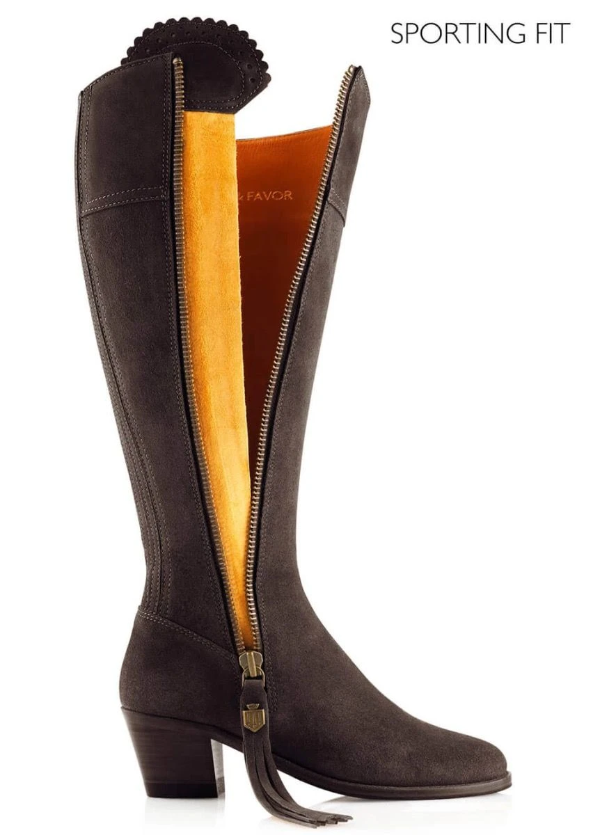 Fairfax& Favor Heeled Regina Sporting Fit - Chocolate - Image 3