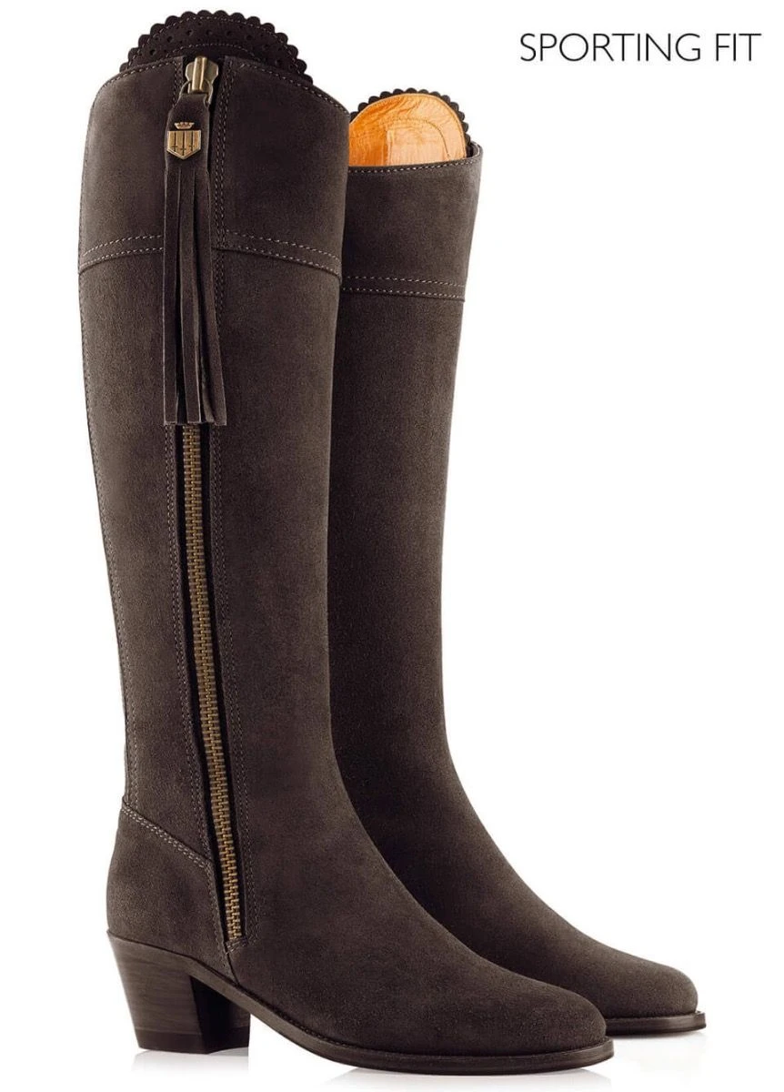 Fairfax& Favor Heeled Regina Sporting Fit - Chocolate - Image 2