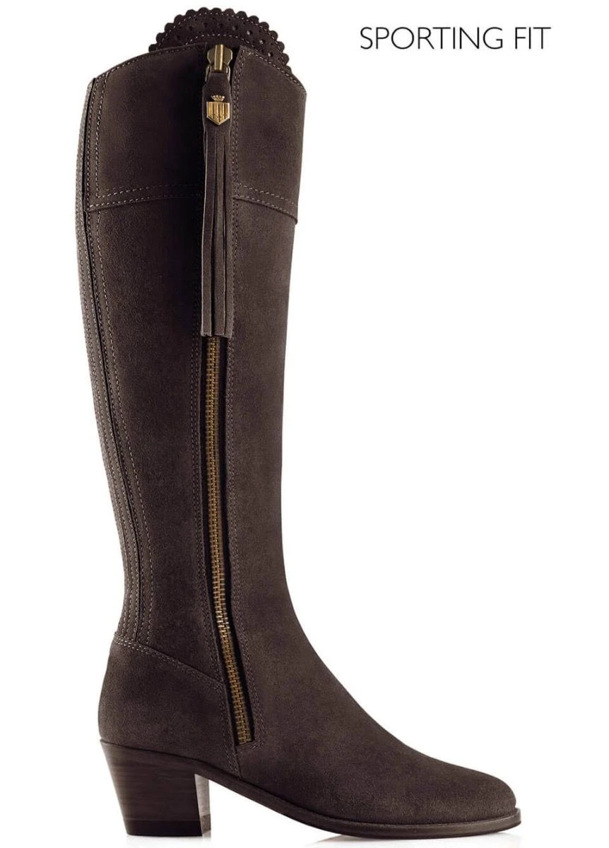 Fairfax& Favor Heeled Regina Sporting Fit - Chocolate