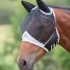 Shires Fine Mesh Fly Mask With Ears - Black -Equestrian Supplies Shop finemeshmaskblk