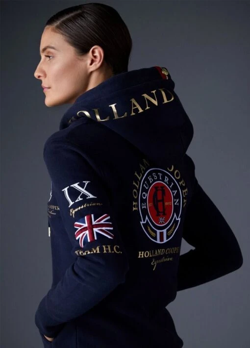 Holland Cooper Equi Team Hoodie - Navy - Image 2