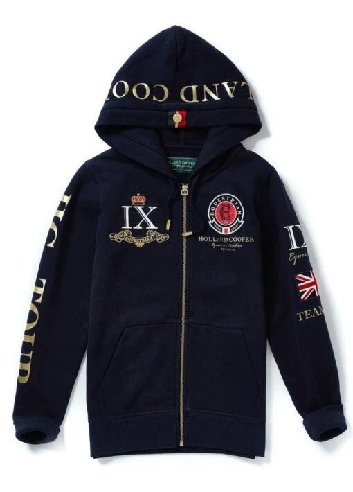 Holland Cooper Equi Team Hoodie - Navy - Image 3