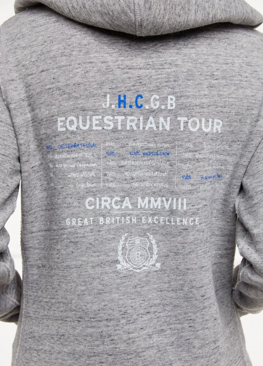 Holland Cooper Events Hoodie - Grey Marl - Image 2