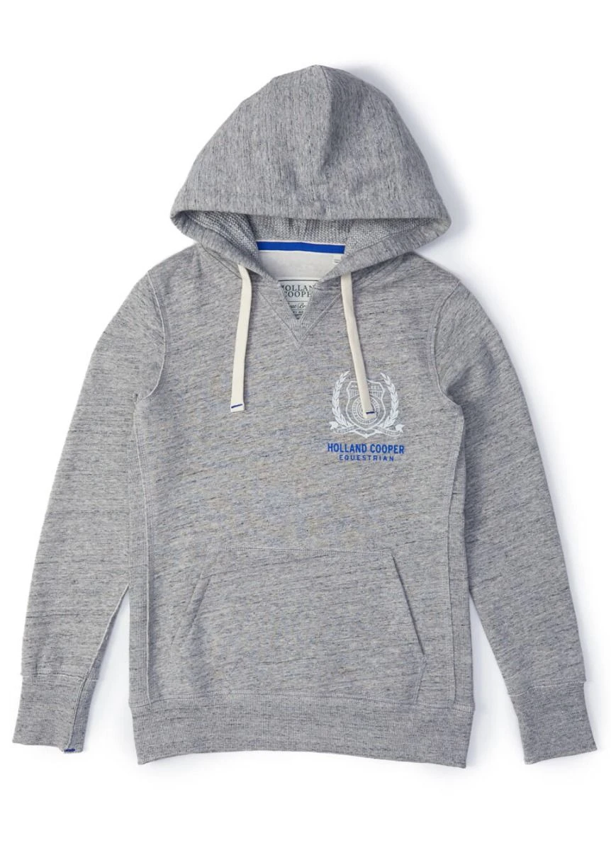 Holland Cooper Events Hoodie - Grey Marl - Image 3