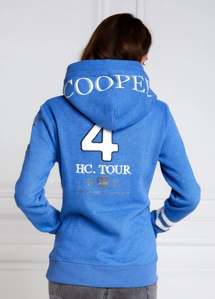 Holland Cooper Heritage Hoodie - Deep Cobalt Marl - Image 2