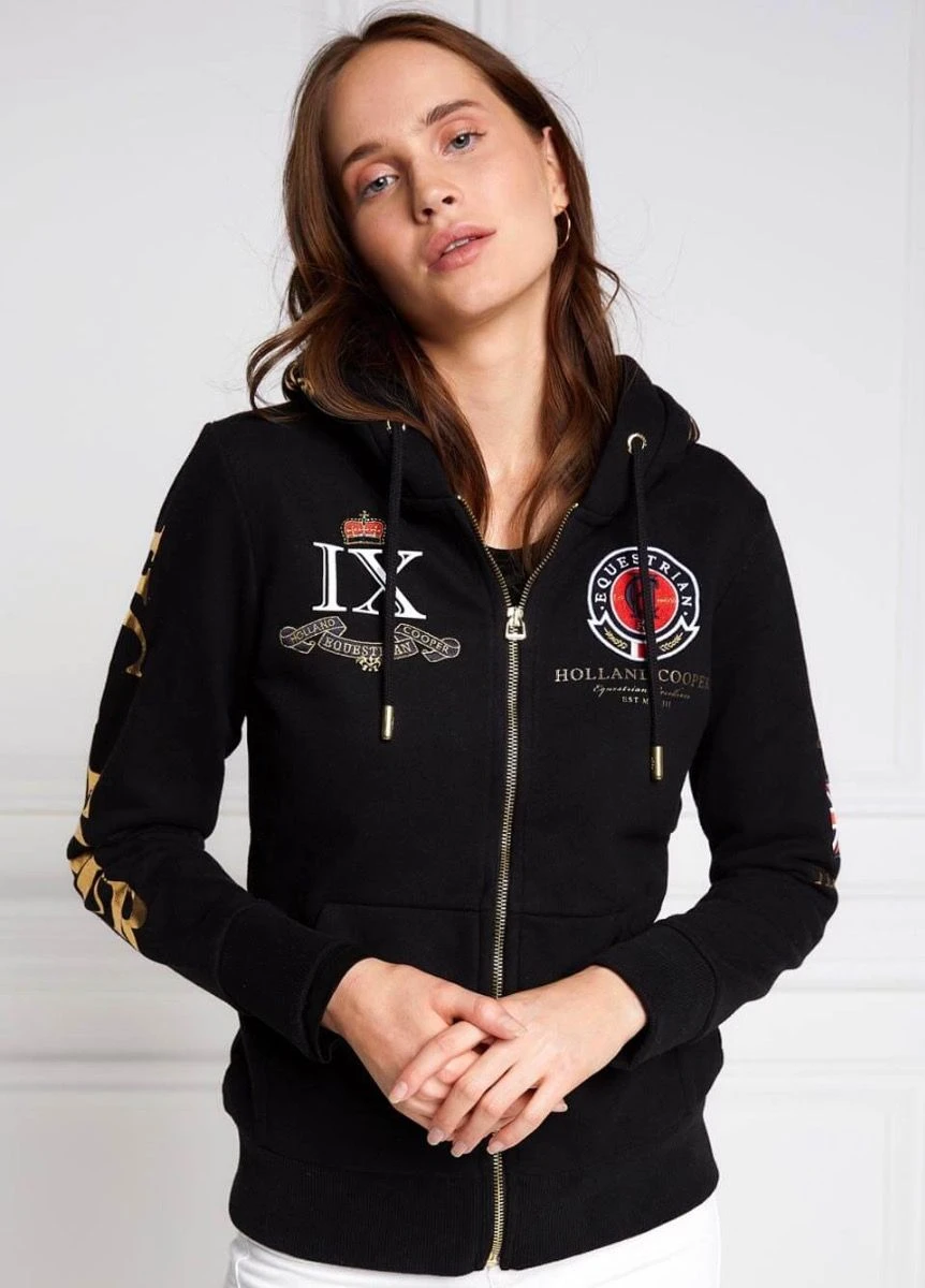 Holland Cooper Team Hoodie - Black