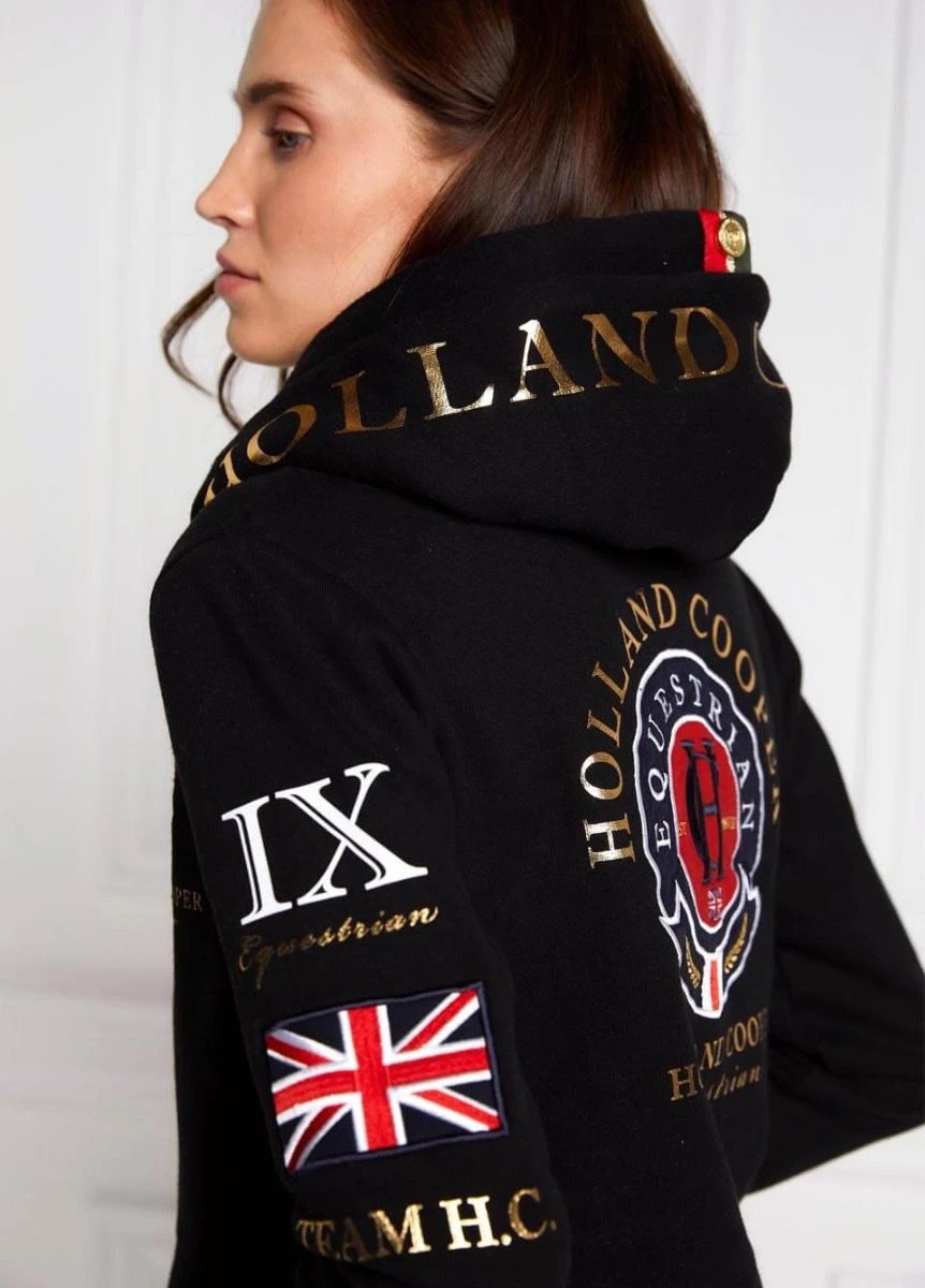 Holland Cooper Team Hoodie - Black - Image 2