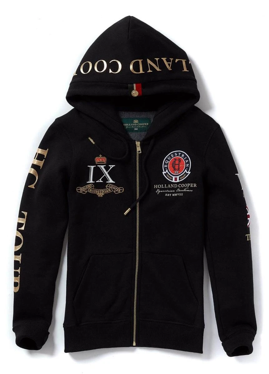 Holland Cooper Team Hoodie - Black - Image 3