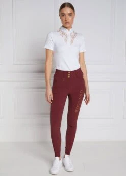 Holland Cooper Ascot Breeches - Burgundy