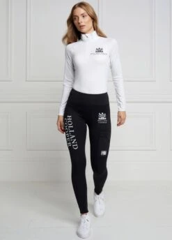 Holland Cooper Thermal Full Grip Leggings - Black