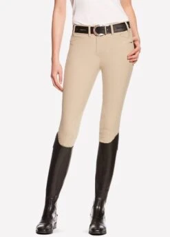 Ariat Ladies Heritage Elite Knee Patch Breeches - Tan