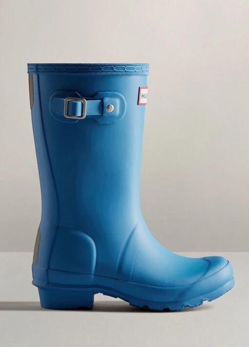Childs Hunter Wellingtons- Polar Blue - Image 2