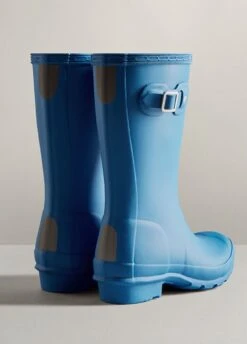 Childs Hunter Wellingtons- Polar Blue -Equestrian Supplies Shop hunterchildspolarblue4rdy