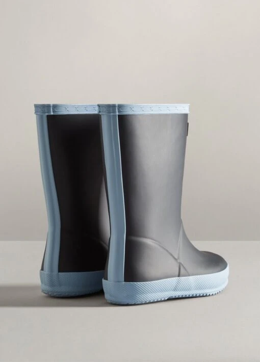 Hunter Kids First Insulated Wellingtons - Navy/Blue Frost - Image 3
