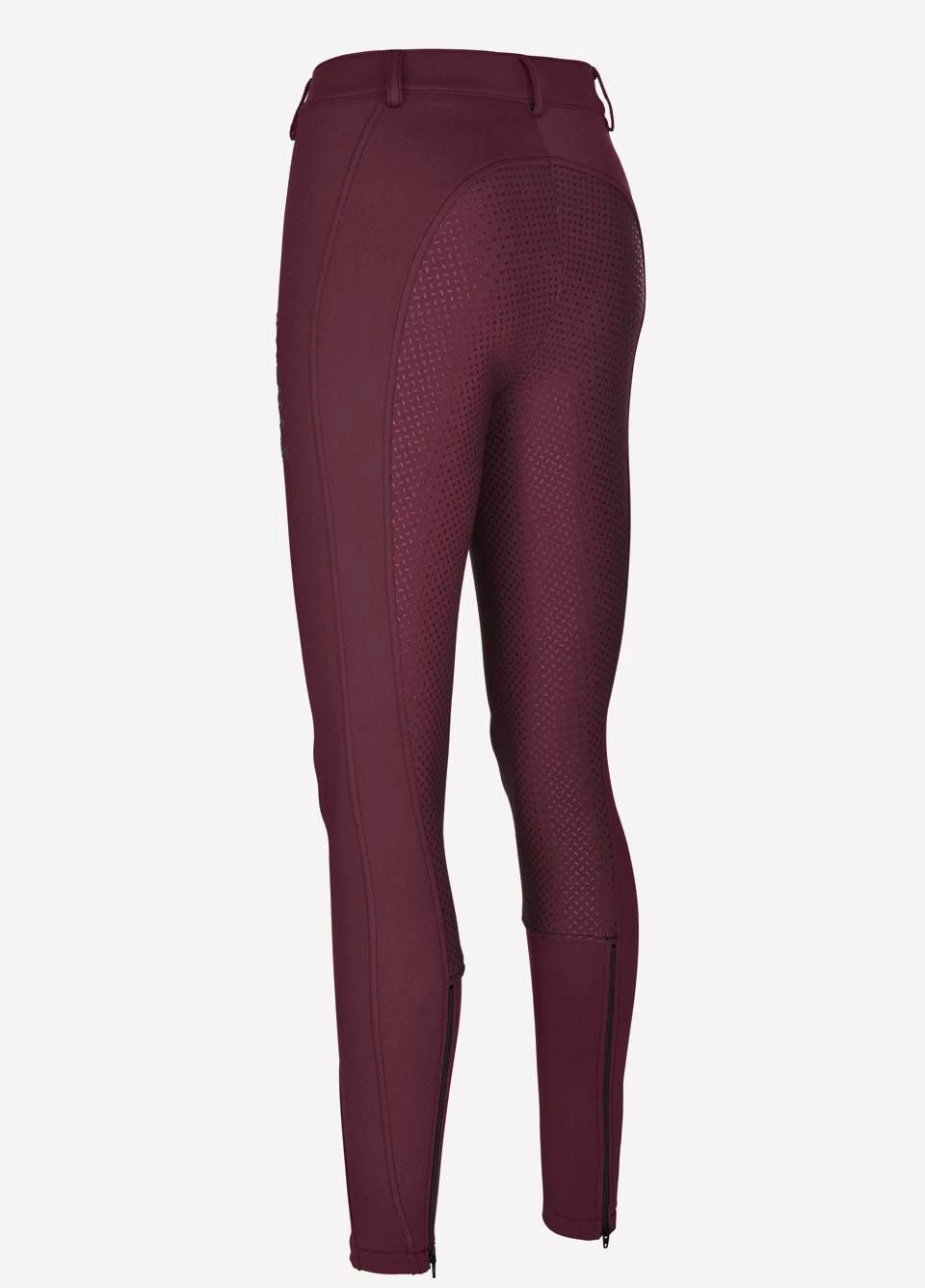 Pikeur Ladies Ine Grip Breeches - Bordeaux - Image 2