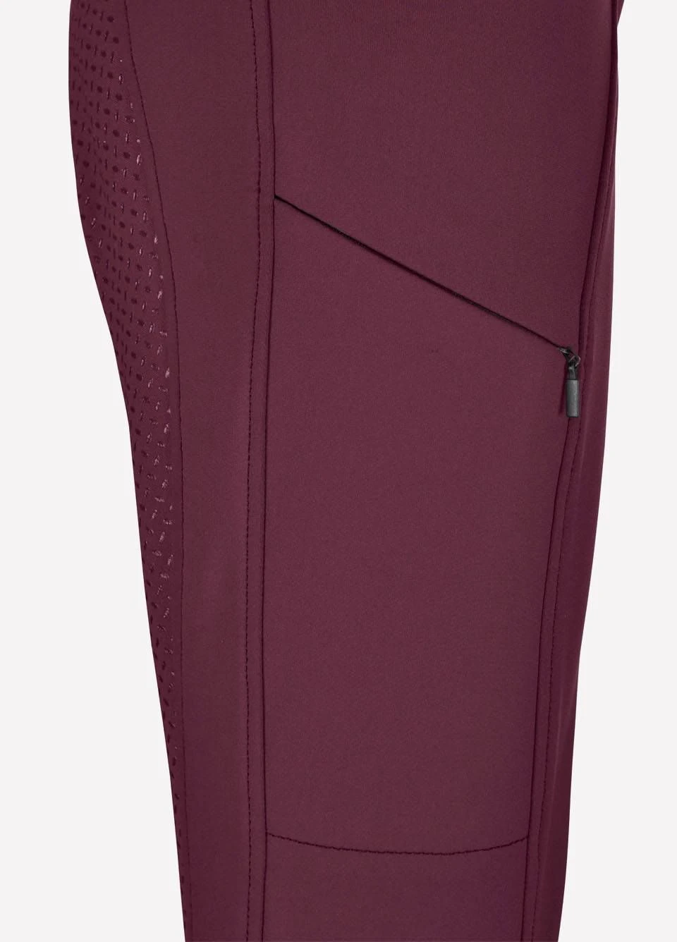 Pikeur Ladies Ine Grip Breeches - Bordeaux - Image 4