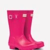 Childs Hunter Wellingtons - Bright Pink -Equestrian Supplies Shop kidsorigbrpink3rdy