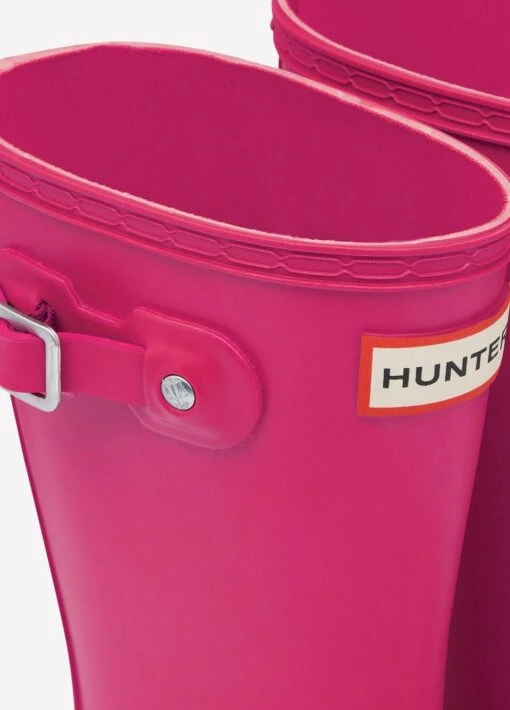 Childs Hunter Wellingtons - Bright Pink - Image 2