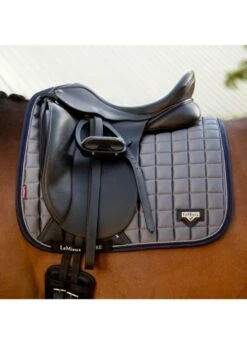 LeMieux Loire Classic Dressage Square - Twilight Grey -Equestrian Supplies Shop lemieux dressage pad grey 2rdy