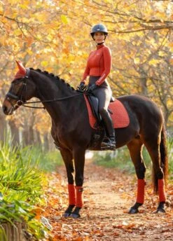 LeMieux Suede Dressage Square - Sienna -Equestrian Supplies Shop lemieux dressage pad sienna 3rdy