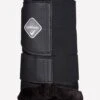 LeMieux Fleece Lined Brushing Boots - Black -Equestrian Supplies Shop lemieux fleece brushing blk